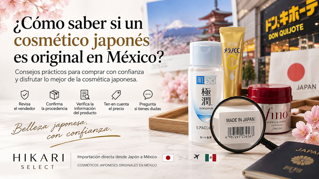 ¿Cómo saber si un cosmético japonés es original en México?